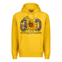 Lemon with god all things are possible with sunflower bbs Premium Hoodie - BundleAndBundleShop