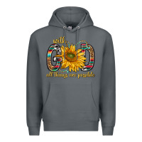 Rock with god all things are possible with sunflower bbs Premium Hoodie - BundleAndBundleShop