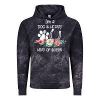Cloud Black Im A Dog And Horse Kind Of Queen Vintage Hoodie - Bettercallsaul