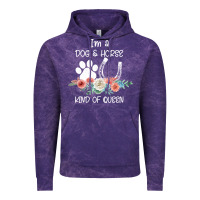 Cloud Purple Im A Dog And Horse Kind Of Queen Vintage Hoodie - Bettercallsaul