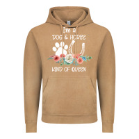 Vintage Camel Im A Dog And Horse Kind Of Queen Vintage Hoodie - Bettercallsaul