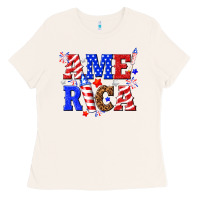 Bone America Ladies Tee - NancyCooperArtShop