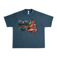 Midnight Navy rocking around the christmas tree Urban Heavy Tee - JahusDesignShop