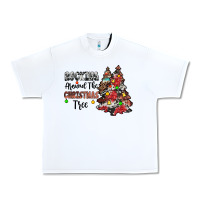 White rocking around the christmas tree Urban Heavy Tee - JahusDesignShop