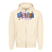 Sandshell easter with leopard Zipper Hoodie - FaDigitalArtStudio