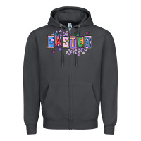 Smoke easter with leopard Zipper Hoodie - FaDigitalArtStudio