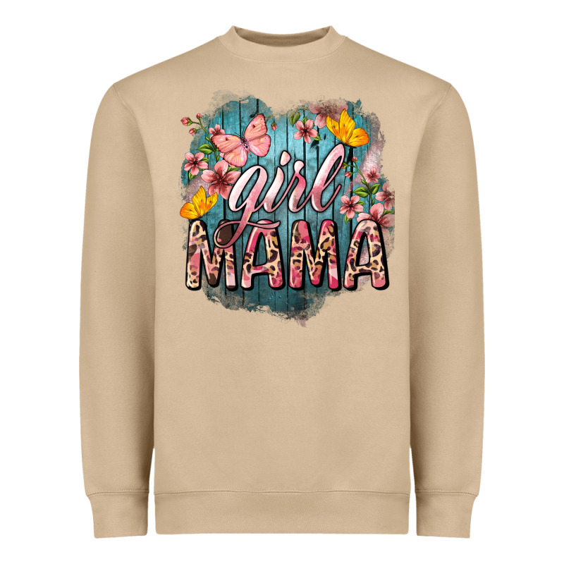 Girl Mama Butterfly Mother's Day Heavyweight Sweatshirt by HowdyJamesFarm | Teevron