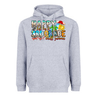 Heather Grey name farewell 3rd grade  hello summer Heavyweight Hoodie - CowhideDigitalArt
