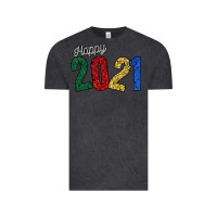 Vintage Black Happy 2021 Vintage Tee - Bettercallsaul