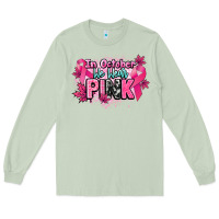 Matcha In October we wear pink Cancer Awareness Long Sleeve Tee - HowdyJamesFarm
