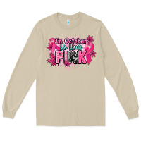 Mushroom In October we wear pink Cancer Awareness Long Sleeve Tee - HowdyJamesFarm