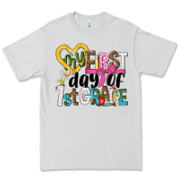 Dove Grey my first day of 1st grade Premium Tee - NancyCooperArtShop