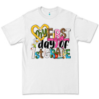 White my first day of 1st grade Premium Tee - NancyCooperArtShop