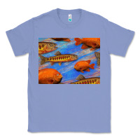 Colony Blue California Golden Trout Garibaldi Fish Background Classic Tee - Bettercallsaul