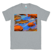 Heather Grey California Golden Trout Garibaldi Fish Background Classic Tee - Bettercallsaul