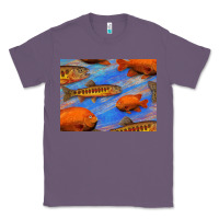 Lavender California Golden Trout Garibaldi Fish Background Classic Tee - Bettercallsaul