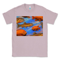 Lilac California Golden Trout Garibaldi Fish Background Classic Tee - Bettercallsaul