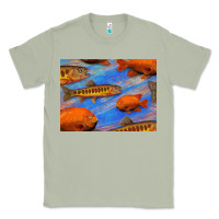 Matcha California Golden Trout Garibaldi Fish Background Classic Tee - Bettercallsaul