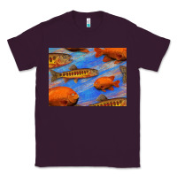 Plum California Golden Trout Garibaldi Fish Background Classic Tee - Bettercallsaul