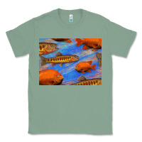 Sage California Golden Trout Garibaldi Fish Background Classic Tee - Bettercallsaul