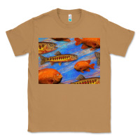 Toasted Coconut California Golden Trout Garibaldi Fish Background Classic Tee - Bettercallsaul