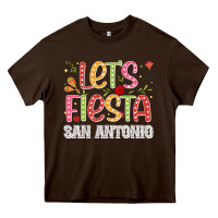 Chocolate Brown lets fiesta san antonio Heavy Core Tee - JahusDesignShop