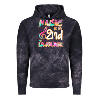 Cloud Black Cool I Love Music Shirt Gifts Music Is My Second Language Vintage Hoodie - Bettercallsaul