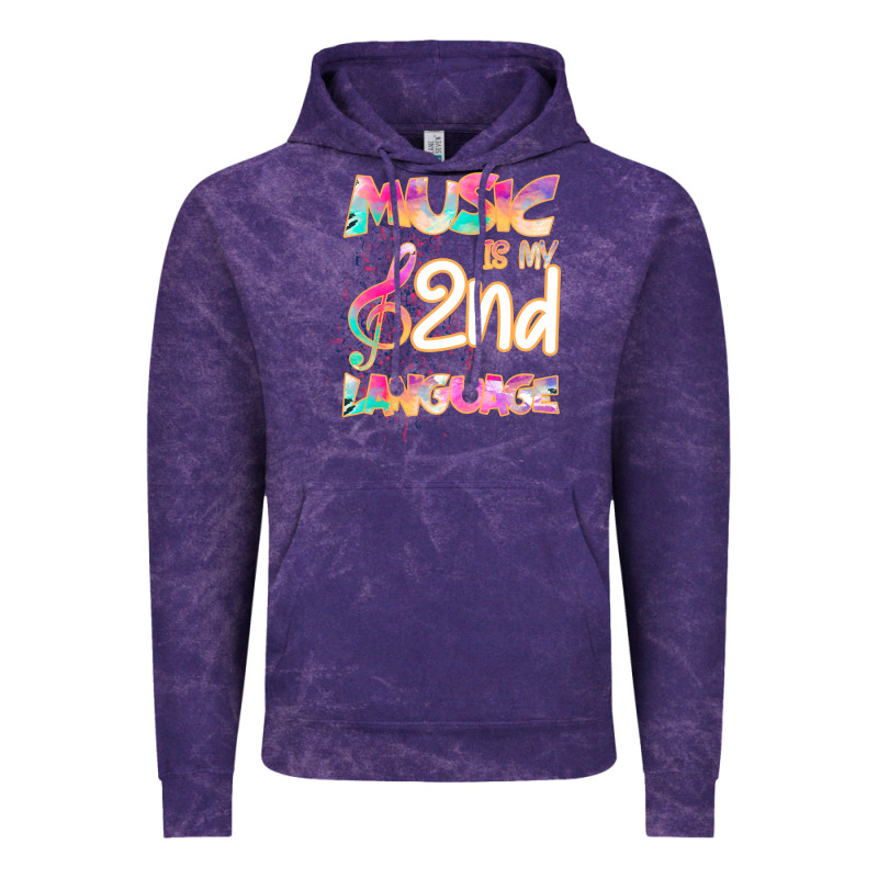 Cool I Love Music Shirt Gifts Music Is My Second Language Vintage Hoodie by Bettercallsaul | Teevron