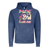 Vintage Denim Cool I Love Music Shirt Gifts Music Is My Second Language Vintage Hoodie - Bettercallsaul