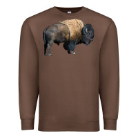 Chestnut Bison Buffalo Premium Sweatshirt - LillyAllenDesigns
