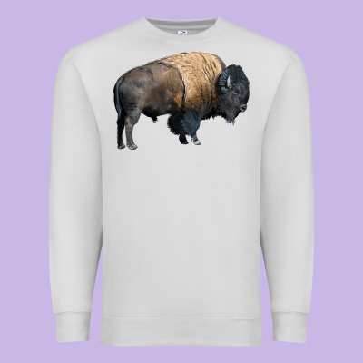 Bison Buffalo Premium Sweatshirt Designed By Lillyallendesigns
