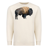 Sandshell Bison Buffalo Premium Sweatshirt - LillyAllenDesigns