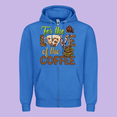 For The Love Of The Coffee Bbs Zipper Hoodie Designed By Bundleandbundleshop