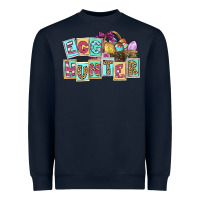 Navy Egg hunter Easter Day Heavyweight Sweatshirt - CowGirlArtShop