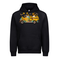Black western bee gnomes truck sunflowers honeycomb beehive honey turquoise Urban Hoodie - Artiststas