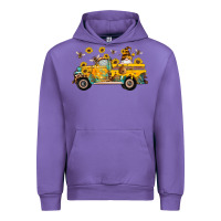 Tulip western bee gnomes truck sunflowers honeycomb beehive honey turquoise Urban Hoodie - Artiststas