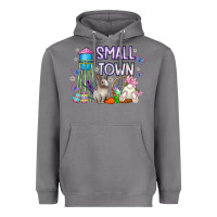 Storm Small Town Easter Day Heavyweight Hoodie - CowhideDigitalArt