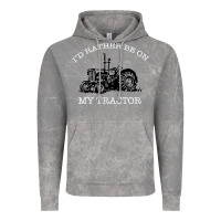 Cloud Rock I'D Rather Be On My Tractor Vintage Hoodie - Bettercallsaul