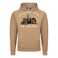Vintage Coffee I'D Rather Be On My Tractor Vintage Hoodie - Bettercallsaul