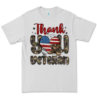 Dove Grey thank you veteran Premium Tee - MaliasSmallBusiness