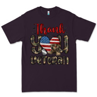 Plum thank you veteran Premium Tee - MaliasSmallBusiness
