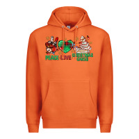 Carrot peace love christmas cakes bbs Premium Hoodie - BundleAndBundleShop