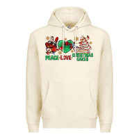 Tofu peace love christmas cakes bbs Premium Hoodie - BundleAndBundleShop