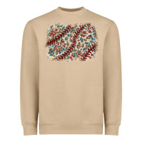 Mushroom Baseball leopard glitter background Heavyweight Sweatshirt - HowdyJamesFarm