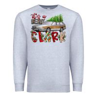 Heather Grey Its Beaut Clark Premium Sweatshirt - CowhideDigitalArt