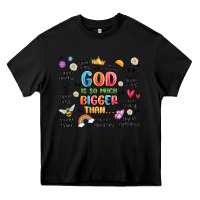 Black god is so much bigger than... Heavy Core Tee - MaliasSmallBusiness