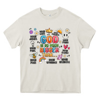 Cream god is so much bigger than... Heavy Core Tee - MaliasSmallBusiness