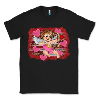 Black valentine's day cupid heart Classic Tee - RanaPortraitStore