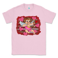 Bubblegum Pink valentine's day cupid heart Classic Tee - RanaPortraitStore