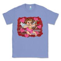 Colony Blue valentine's day cupid heart Classic Tee - RanaPortraitStore